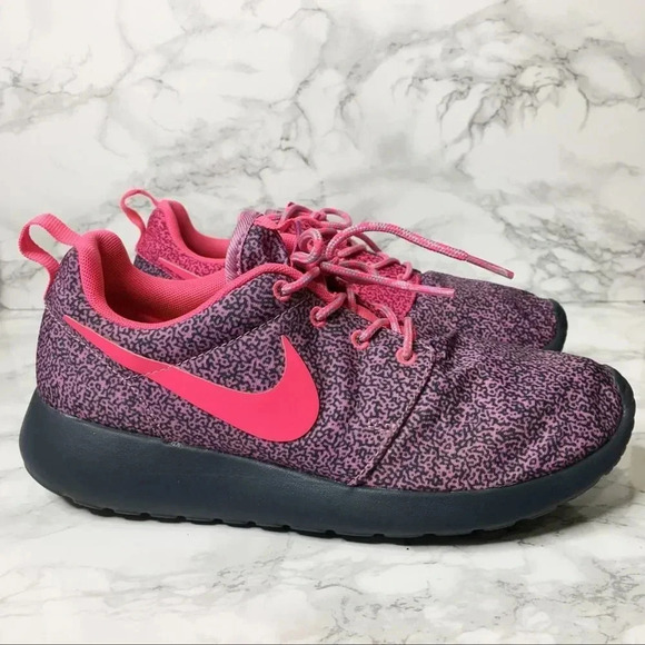 Nike Pink‎ Purple Speckled Roshe Sneakers - Picture 3 of 6